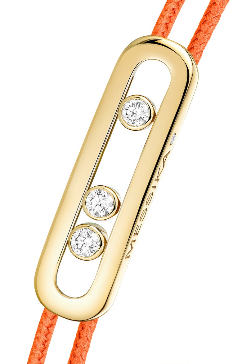 Care Moving Diamond Friendship Bracelet, Alternate, color, YELLOW GOLD