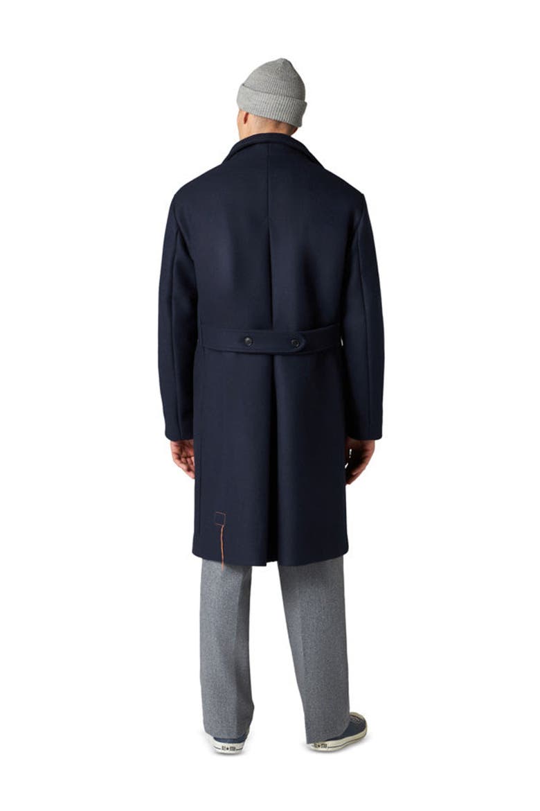 Serwilliam1 Wool Double-Breasted Coat, Alternate, color, BLUE