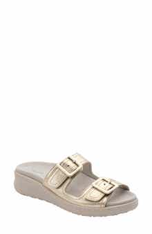Frenchy Double Band Slide Sandal