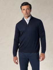 Robert Talbott Eastwood Quarter Zip Sweater
