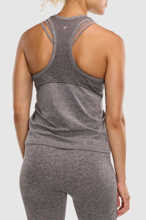 Peloton Seamless Melange Tank In Brown