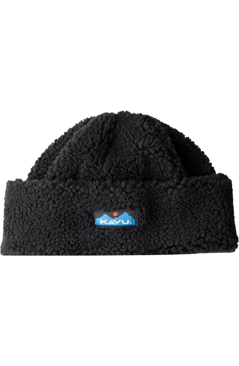 KAVU Fur Ball Beanie, Alternate, color, Moonless Night