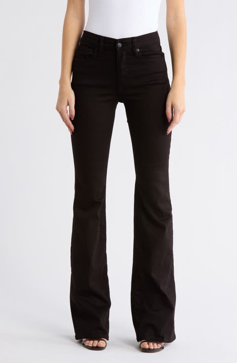 Good Legs Flare Jeans (Black 001) (Regular & Plus)