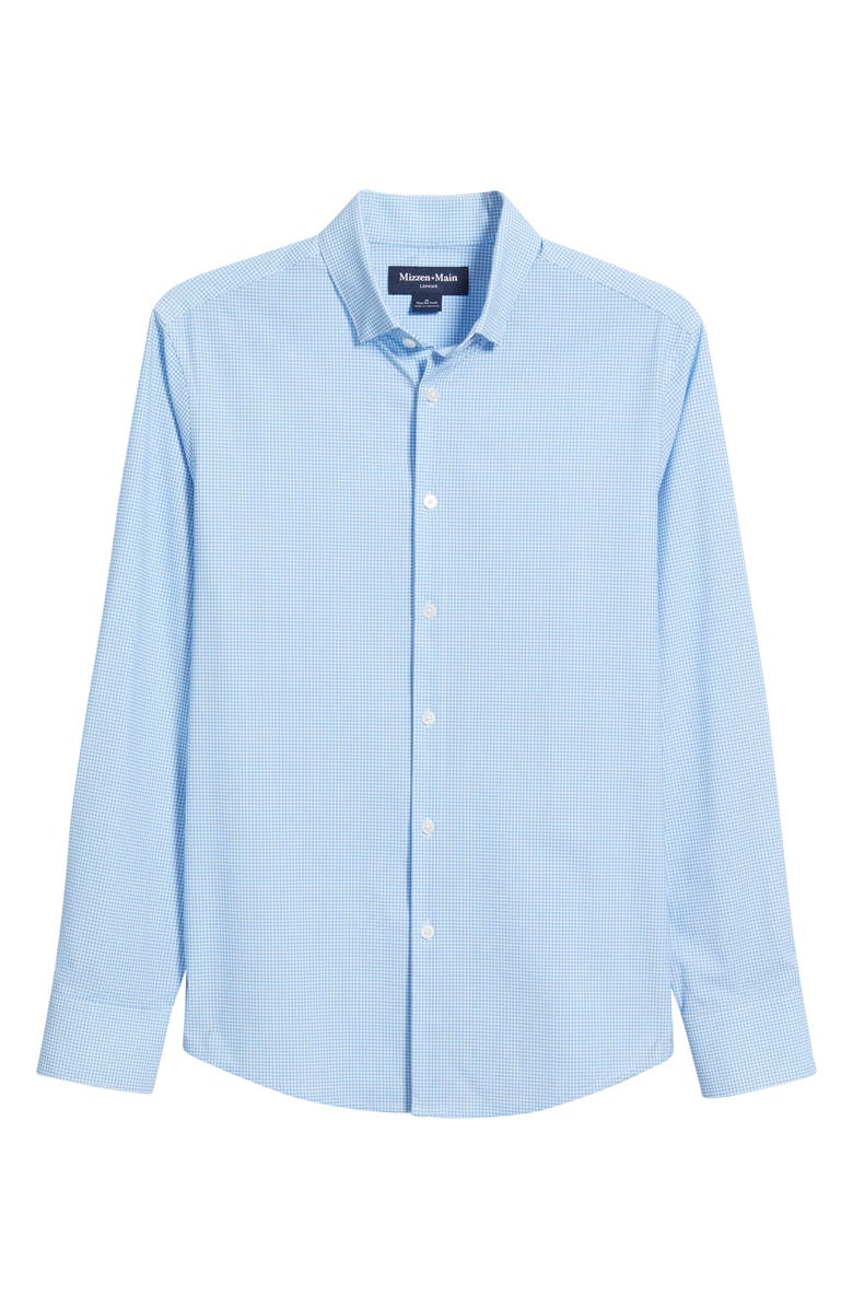 Mizzen+Main Leeward Trim Fit No Tuck Microdot Button-Up Shirt, Alternate, color, Provence Circle Print
