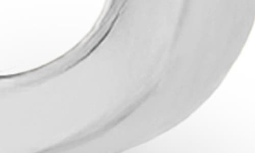 Monica Vinader Alta Slim Huggie Hoop Earrings In Metallic