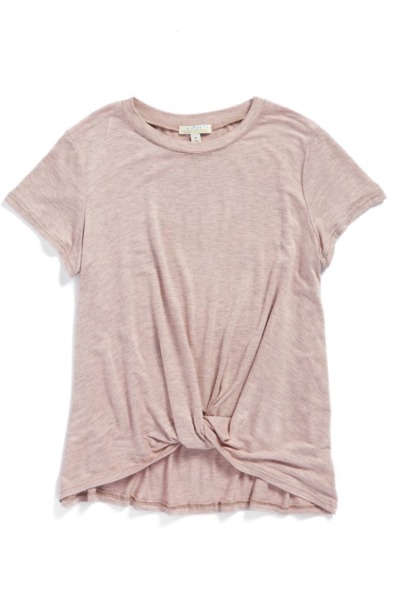 Love on Tap Knotted Tee, Main, color, 