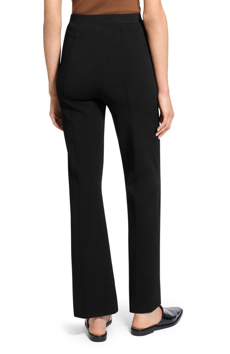 Theory Compact Crepe Pants, Alternate, color, Black