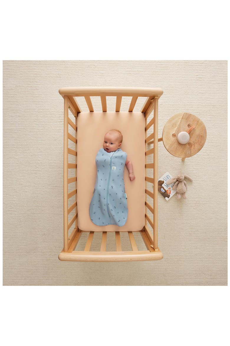 1.0 TOG Organic Cotton Cocoon Swaddle Sack, Alternate, color, DRAGONFLIES