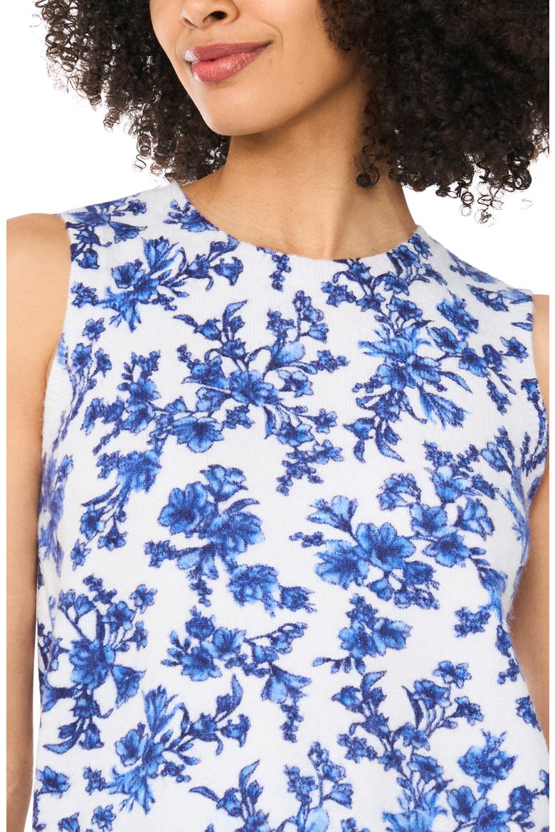 Floral Sleeveless Sweater, Alternate, color, LIGHT BLUE FLORAL