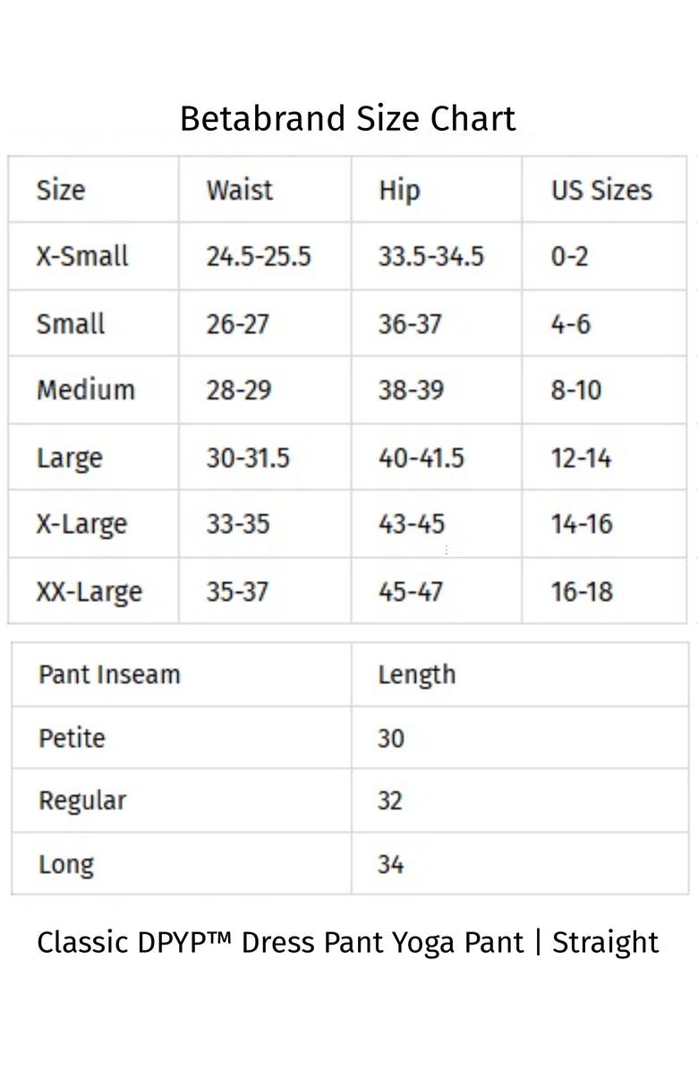 Betabrand Classic DPYP<sup
™</sup
 Dress Pant Yoga Pants | Straight, Alternate, color, Black