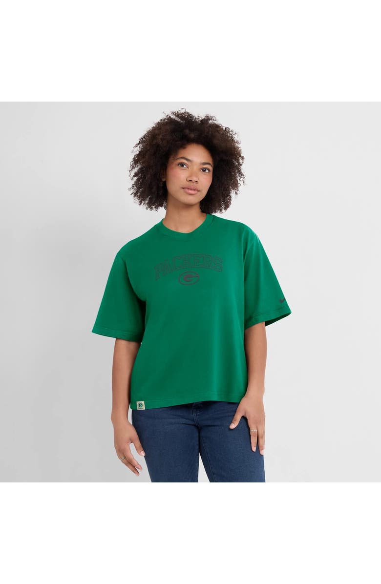 Nike Women's Nike Green Green Bay Packers Glory Arch Boxy T-Shirt, Alternate, color, Green