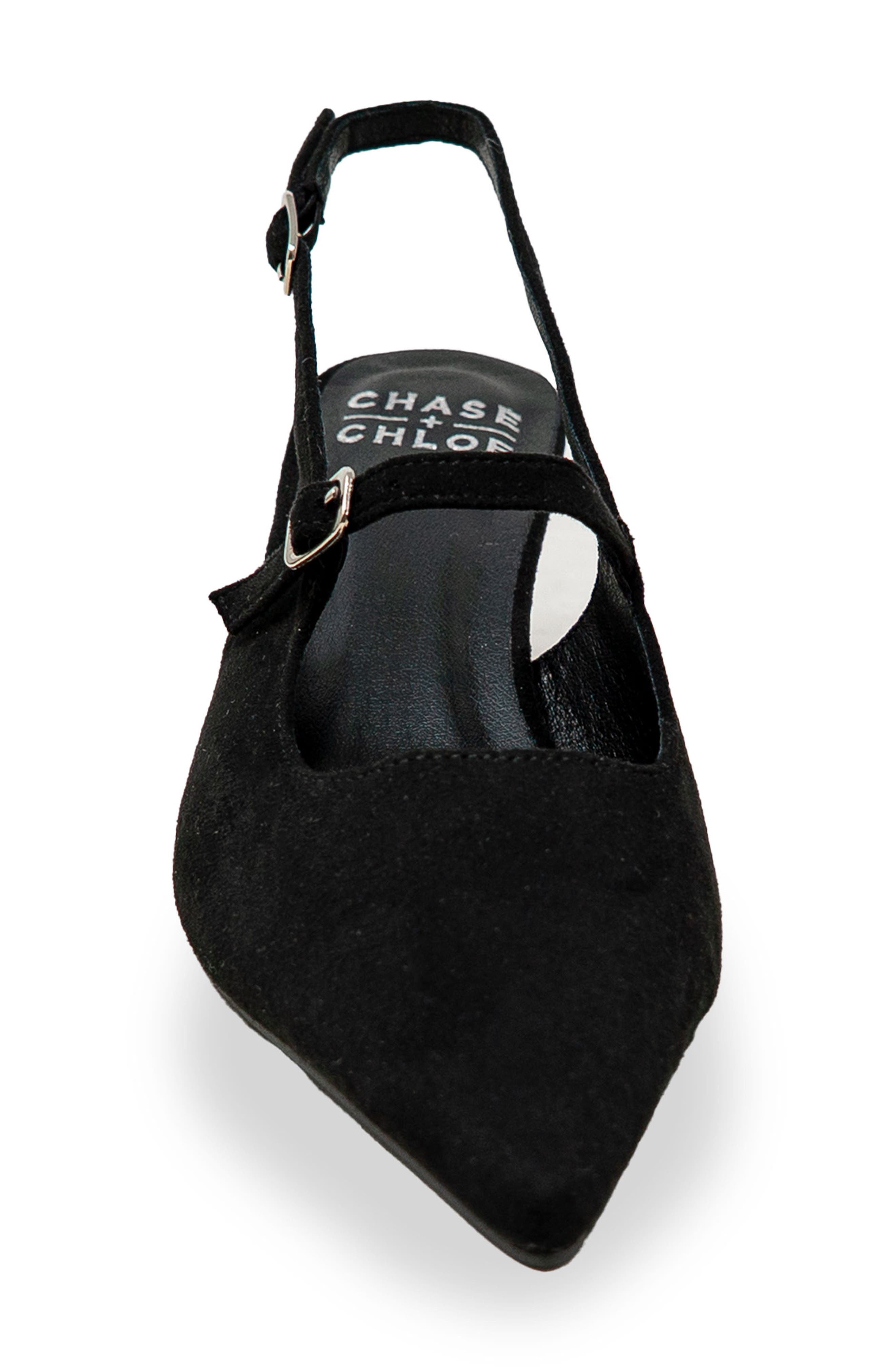 CHASE AND CHLOE Arima Slingback Pump, Alternate, color, Black