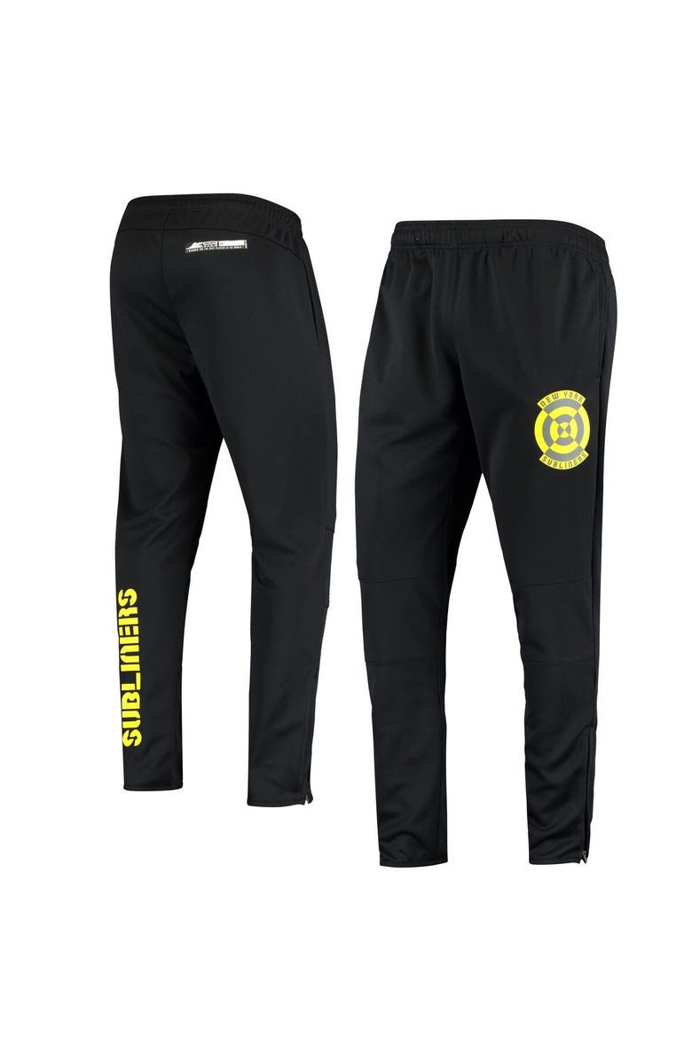 Outerstuff New York Subliners Black Authentic Jogger Pants, Main, color, 