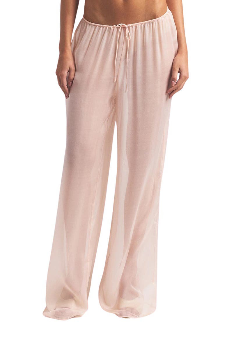Romance Wide Leg Pajama Pants, Main, color, PRIMROSE