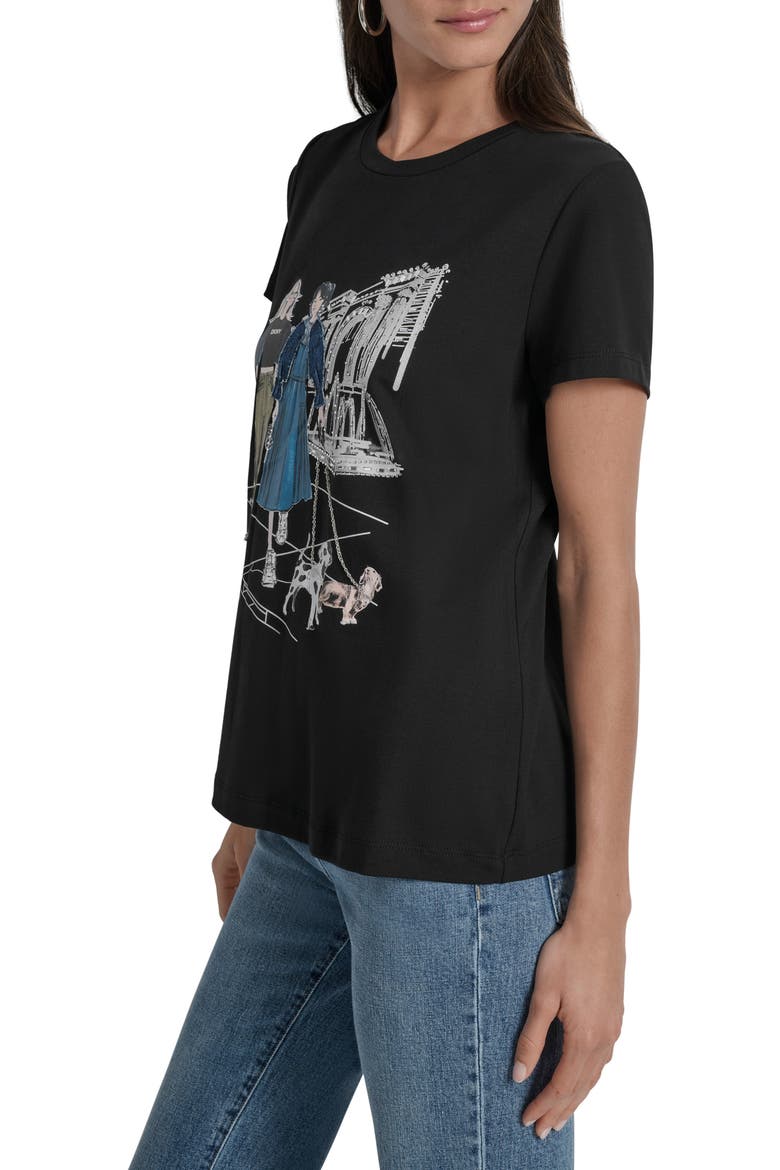 Met Museum Conversational Graphic T-Shirt, Alternate, color, BLACK