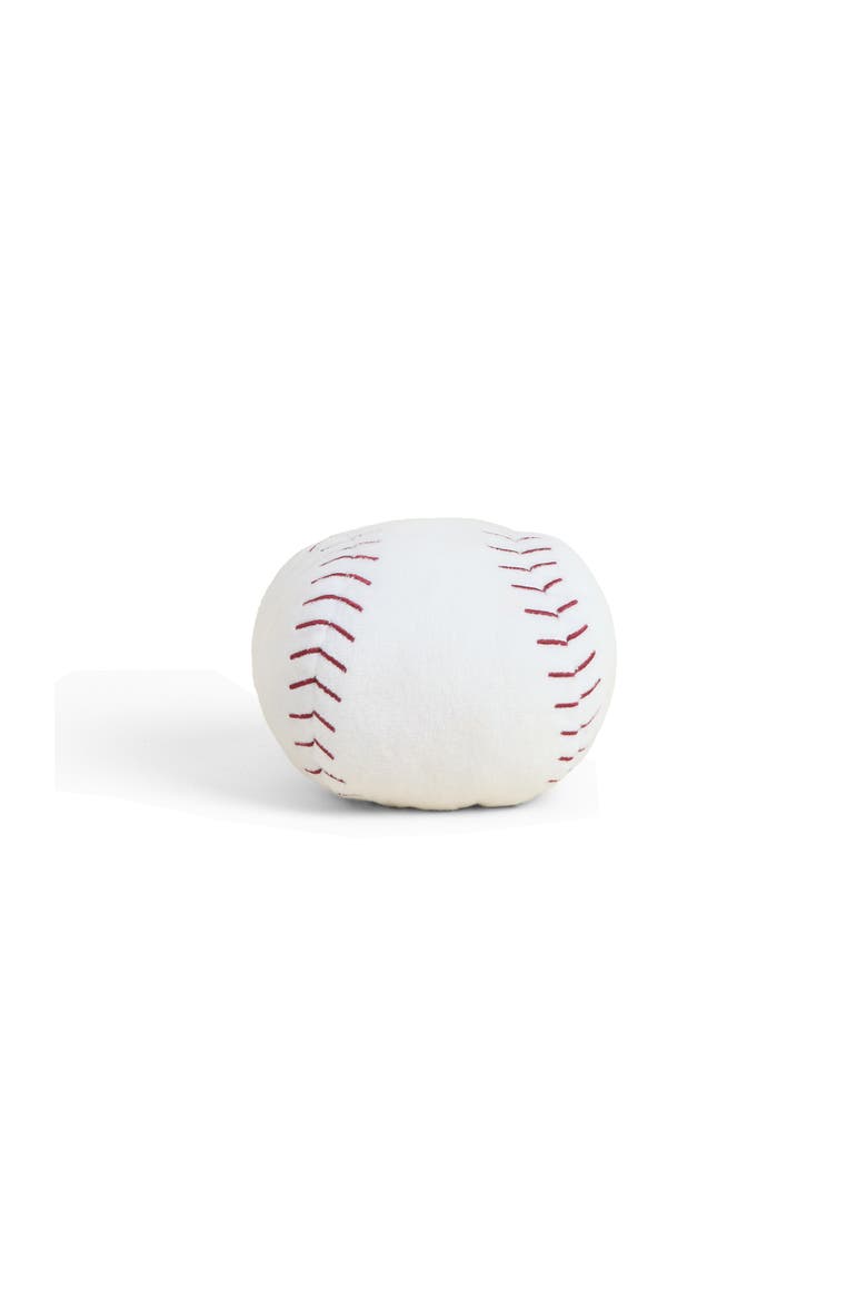 Baseball Junior Plush Toy, Alternate, color, White