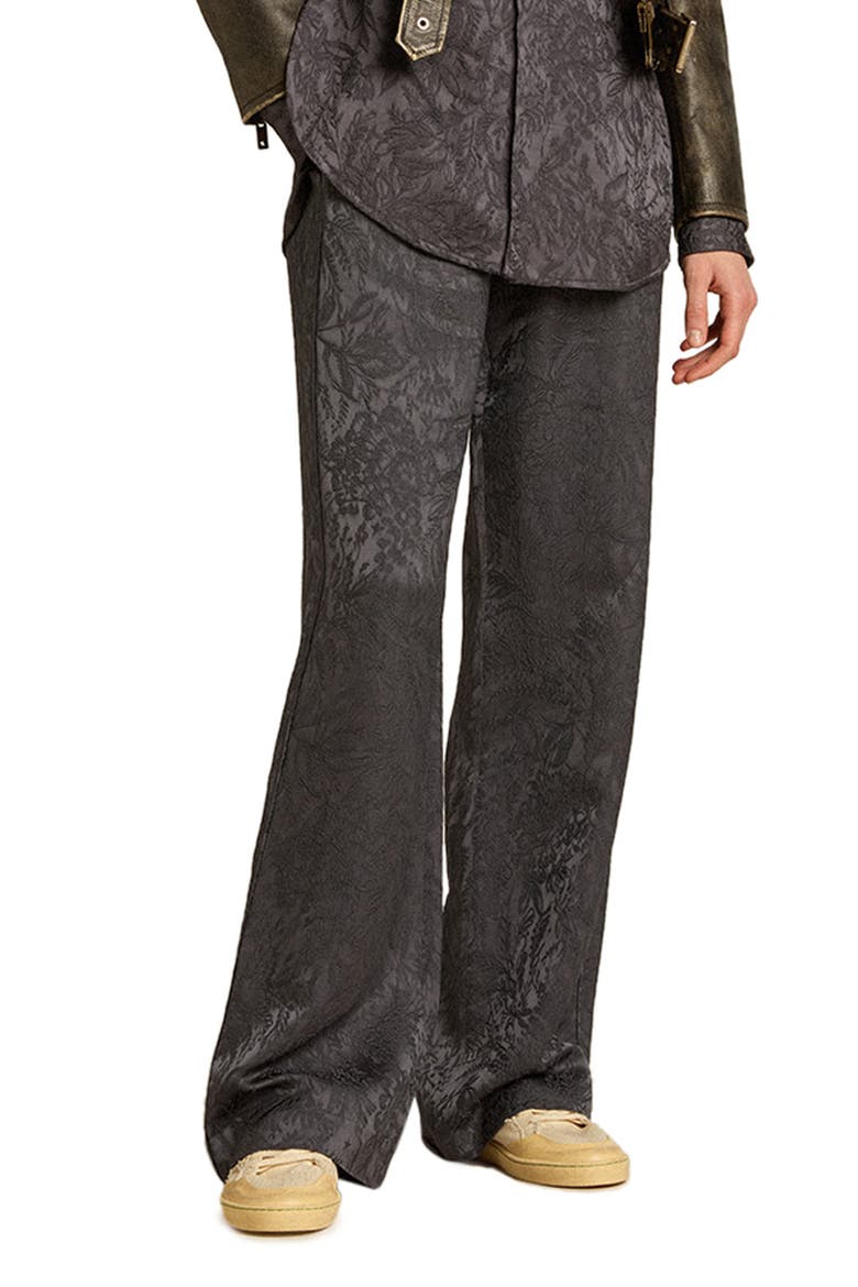 Toile De Jouy Jacquard Wide Leg Pants, Alternate, color, OMBRE BLUE
