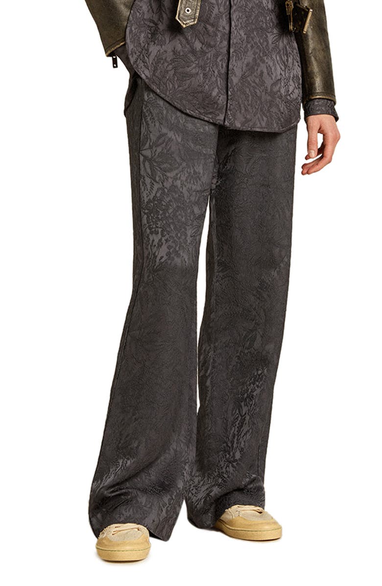 Golden Goose Toile De Jouy Jacquard Wide Leg Pants, Alternate, color, Ombre Blue