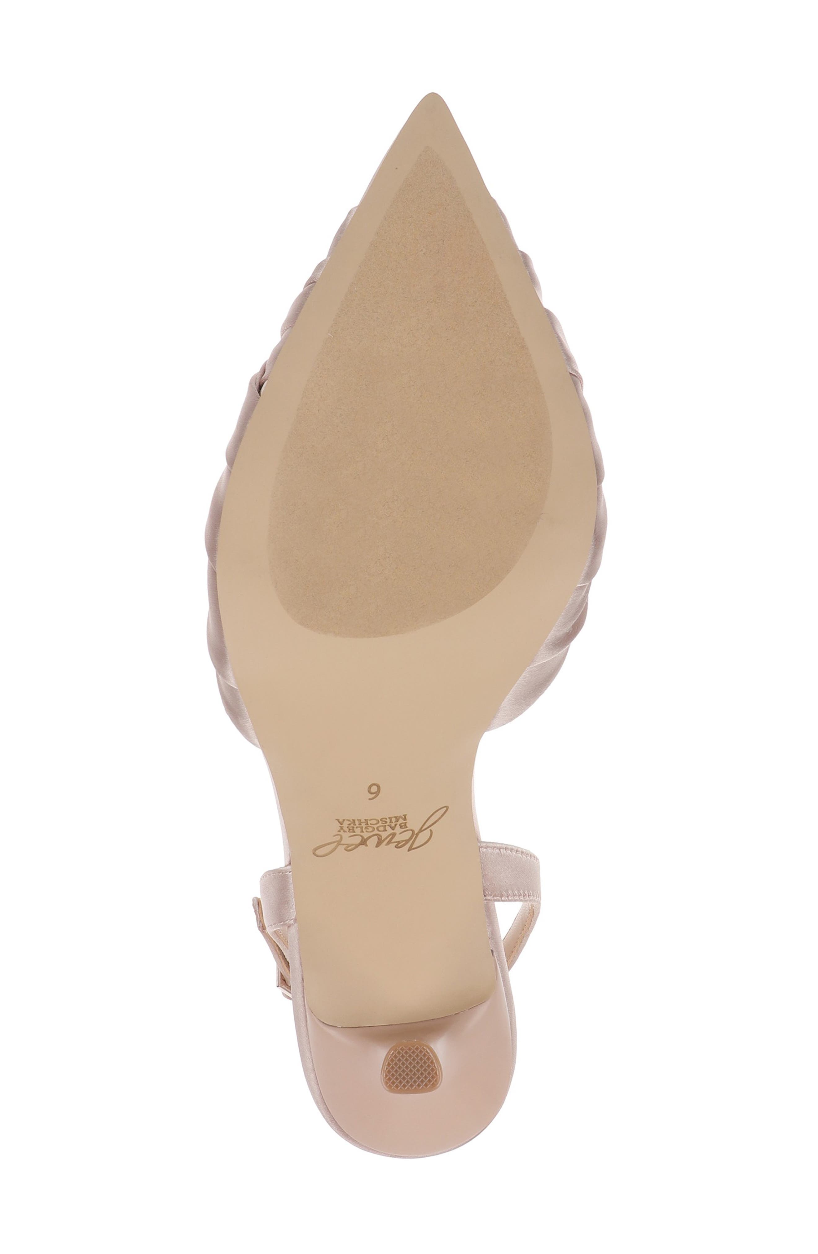 Zariel Slingback Pump, Alternate, color, DARK NUDE SATIN