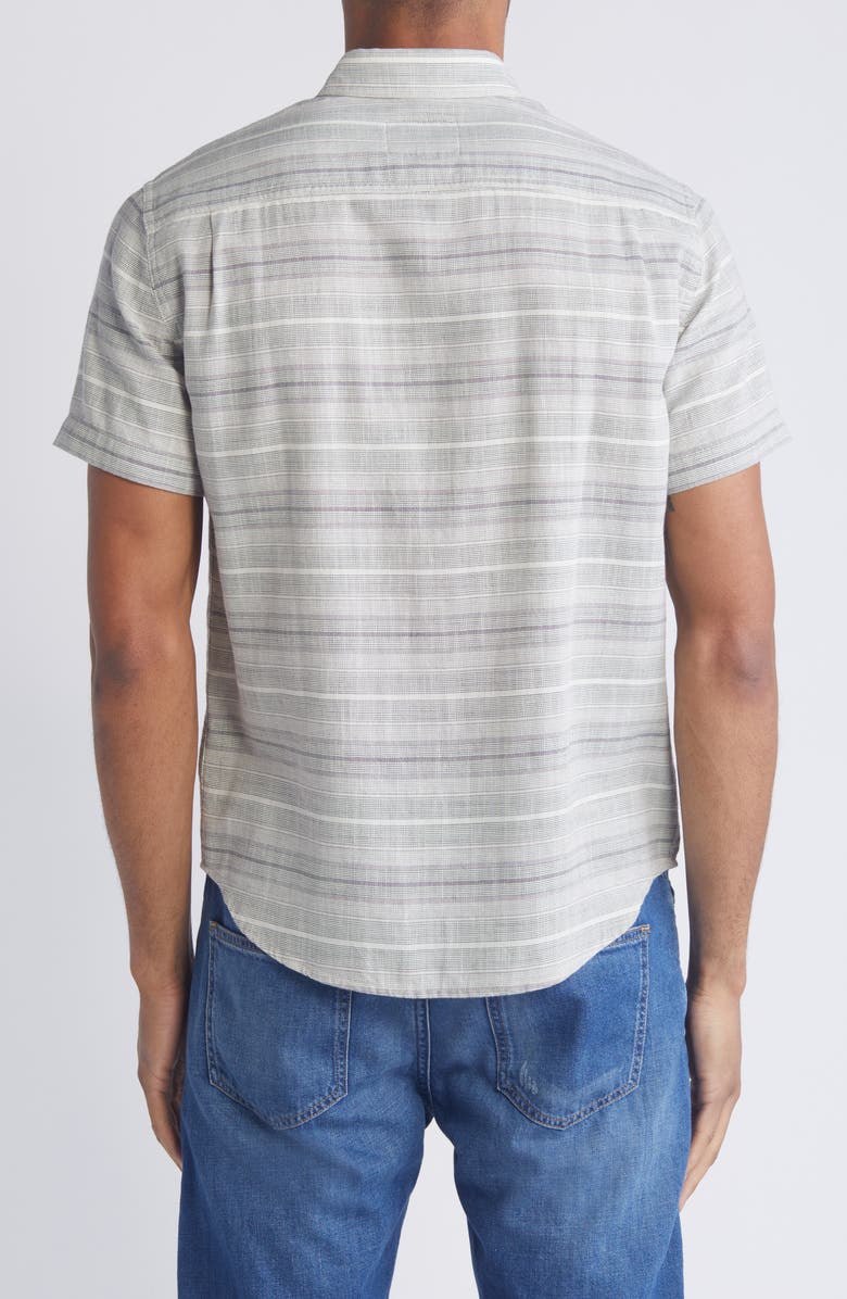 Rails Fairfax Regular Fit Stripe Short Sleeve Cotton Button-Up Shirt, Alternate, color,