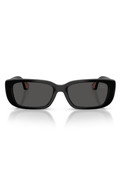 Kids' 50mm Rectangular Sunglasses