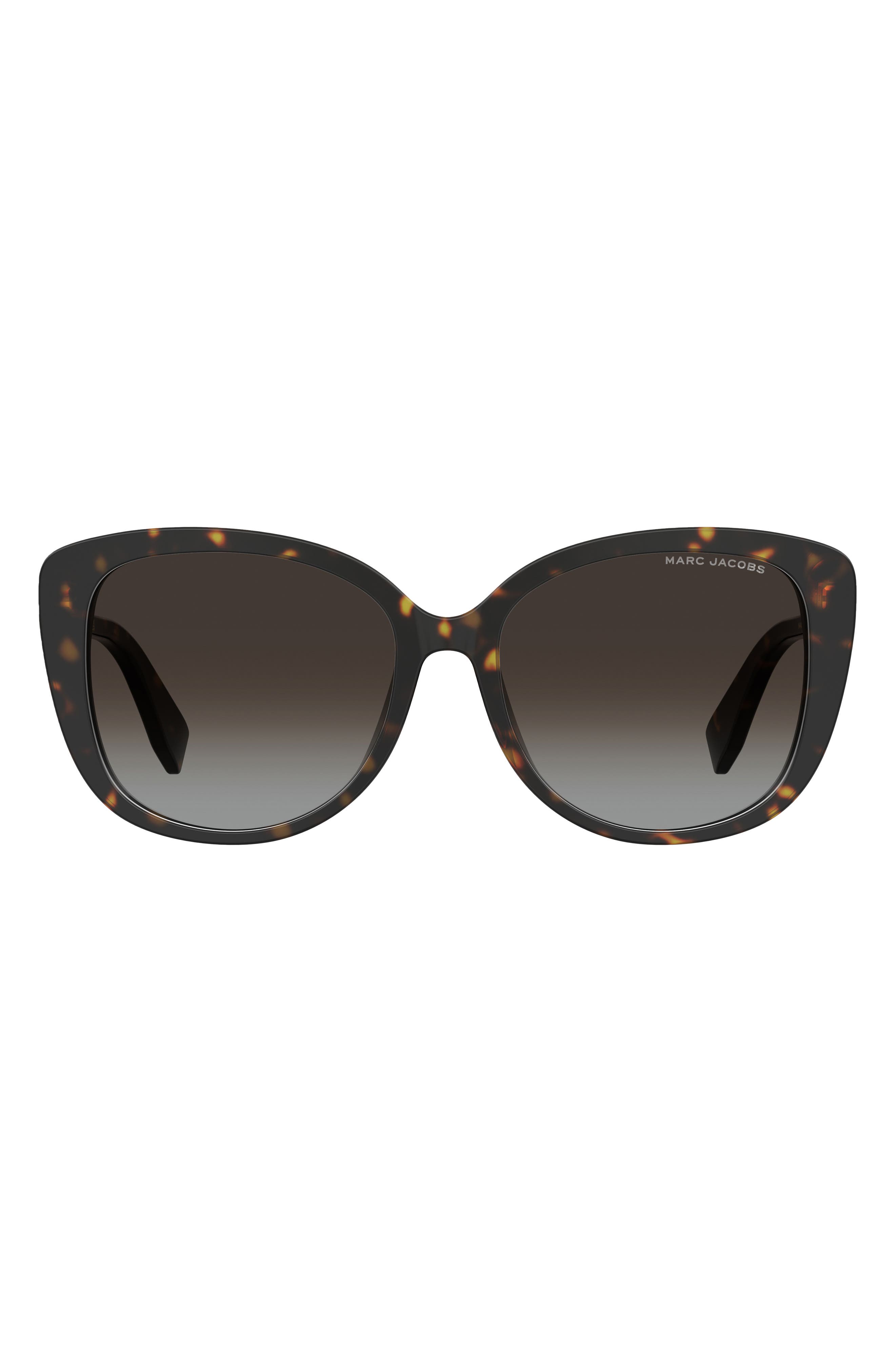 57mm Gradient Cat Eye Sunglasses