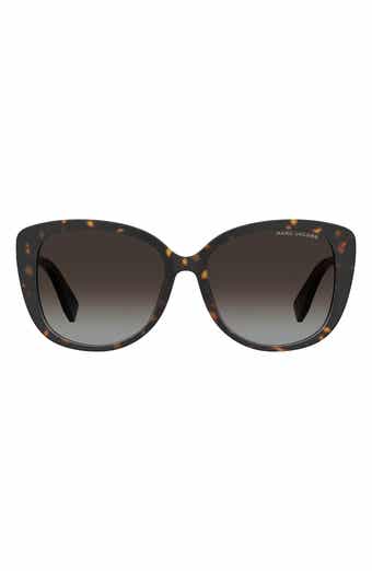 57mm Gradient Cat Eye Sunglasses