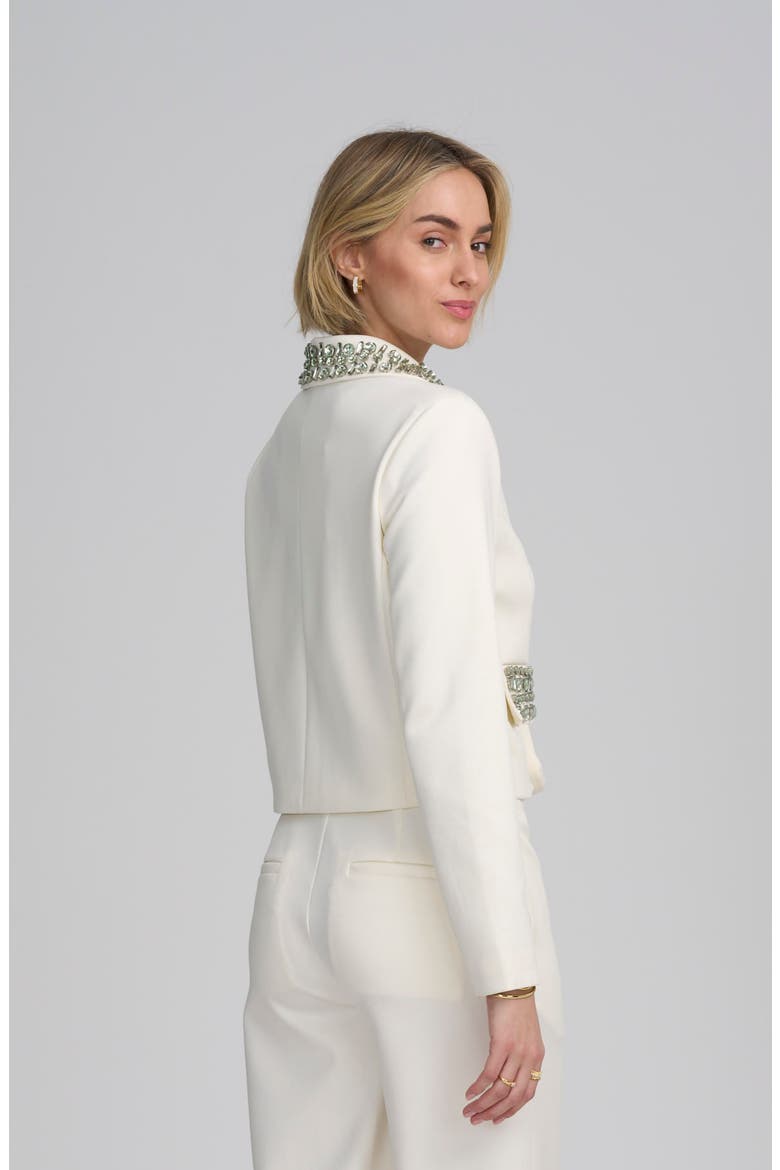 Embellished Boxy Jacket, Alternate, color, IVORY