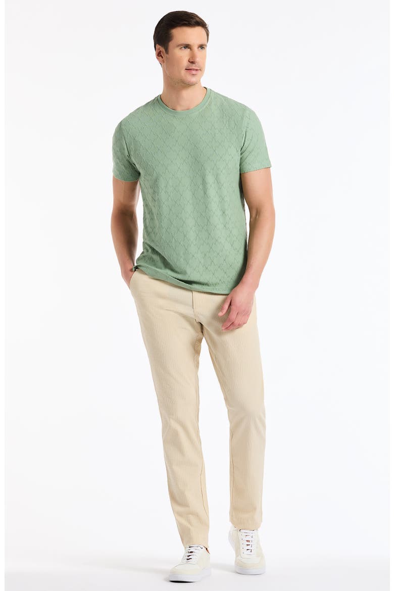 Piers Woven Seersucker Pants, Alternate, color, TAN