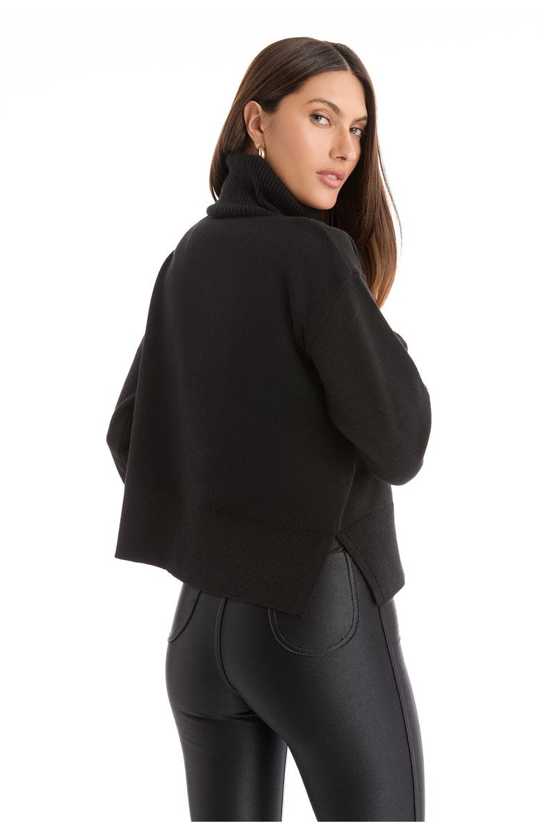 The Noli Shop Gia Ultra Soft Sweater, Alternate, color, Black