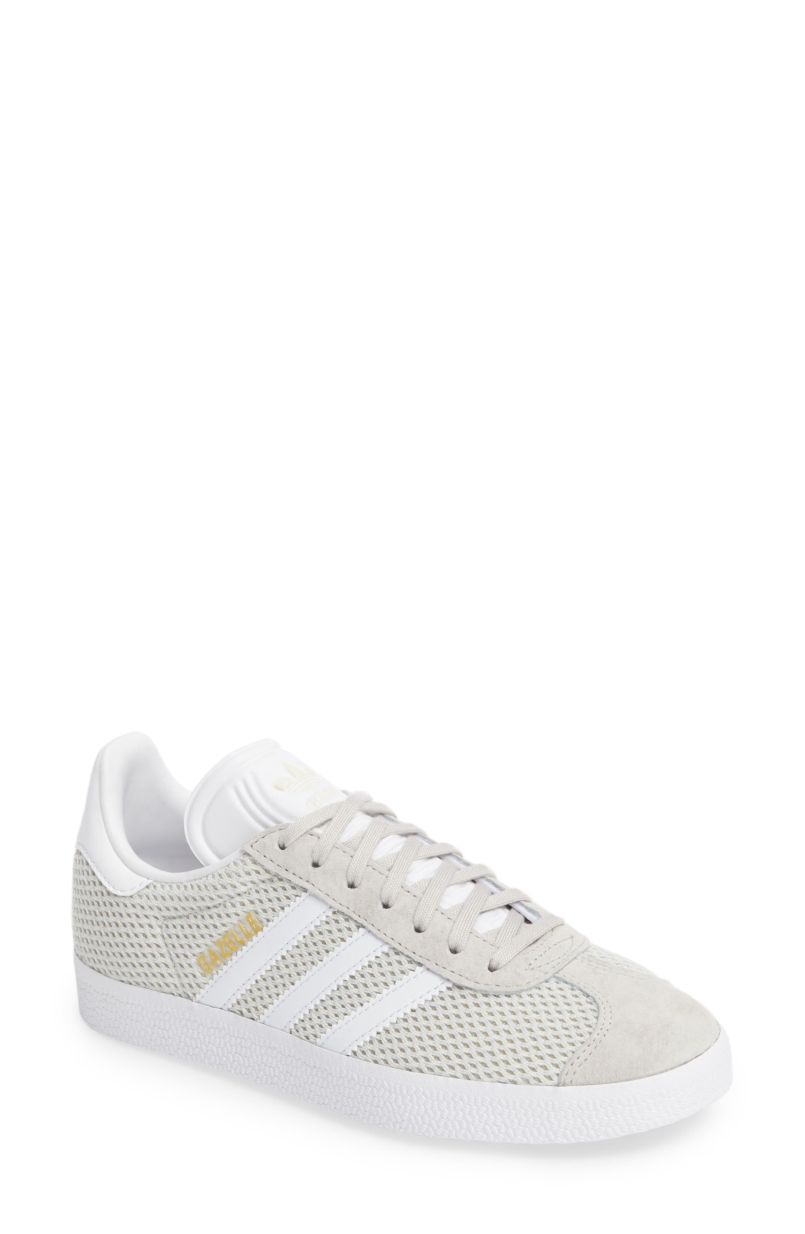Gazelle Sneaker, Main, color, TALC/ WHITE/ TALC