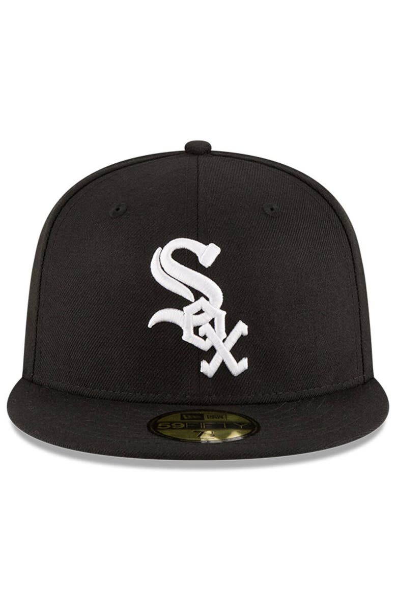 Men's New Era Black Chicago White Sox 2005 World Series Wool 59FIFTY Fitted Hat, Alternate, color, Black