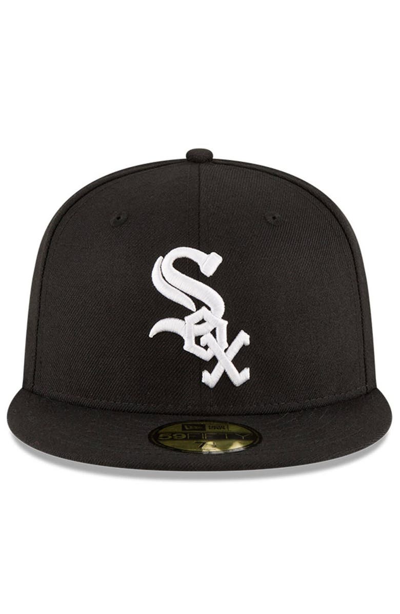 New Era Men's New Era Black Chicago White Sox 2005 World Series Wool 59FIFTY Fitted Hat, Alternate, color, Black