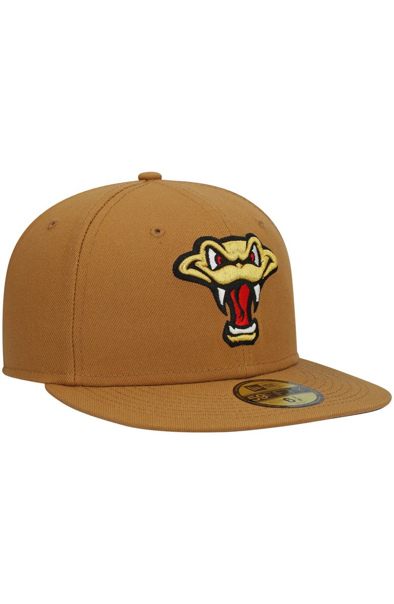 New Era Men's New Era Natural Wisconsin Timber Rattlers Authentic Collection Team Alternate 59FIFTY Fitted Hat, Alternate, color, Natural
