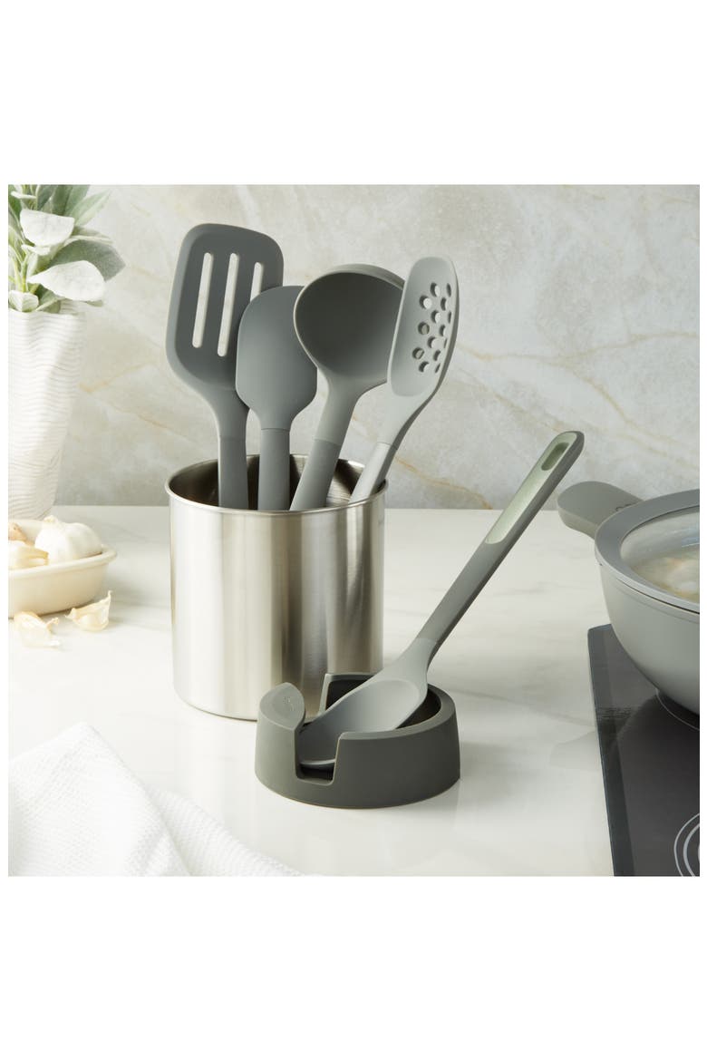 Bal 5-Piece Utensil Set, Alternate, color, GREY