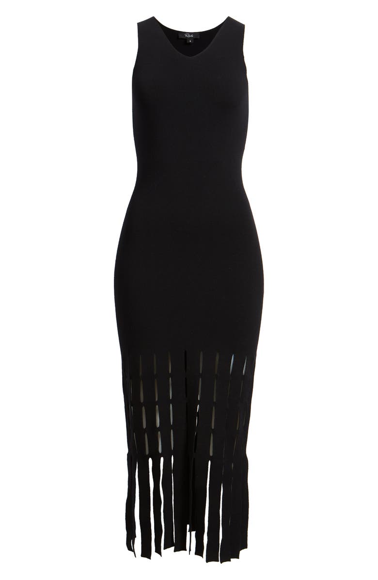 Rails Kaia Fringe Detail Knit Midi Dress, Alternate, color, 