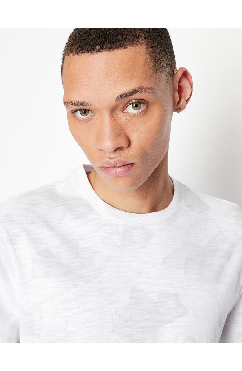 Armani Exchange Floral Cotton Graphic Tee, Alternate, color, 