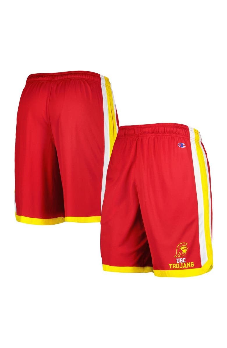 Champion Men's Champion Cardinal USC Trojans Basketball Shorts, Main, color, 