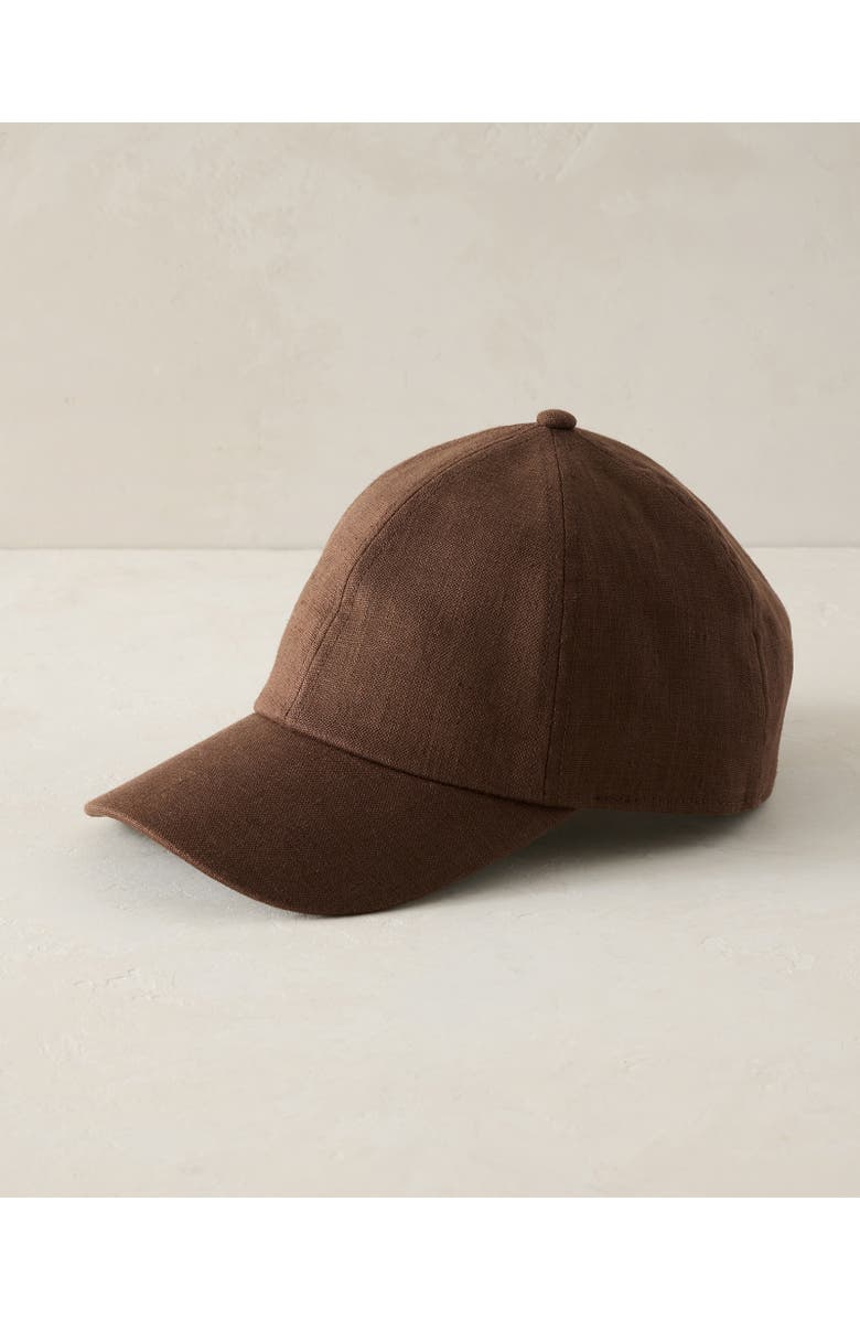 Haven Well Within Linen Baseball Cap, Main, color, Brown