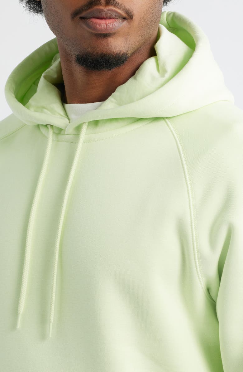 Carhartt Work In Progress Chase Fleece Hoodie, Alternate, color, Air Green / Gold