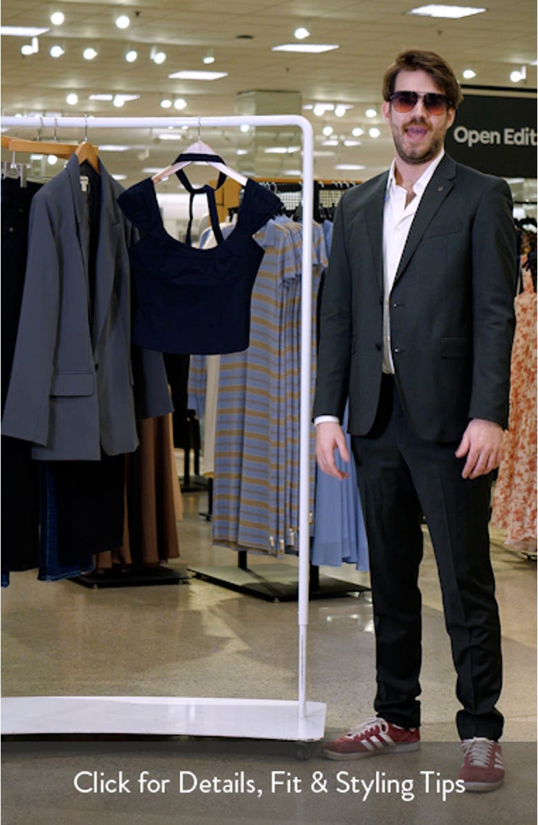 Inzio Cotton Corset Top & Scarf Set, sales video thumbnail