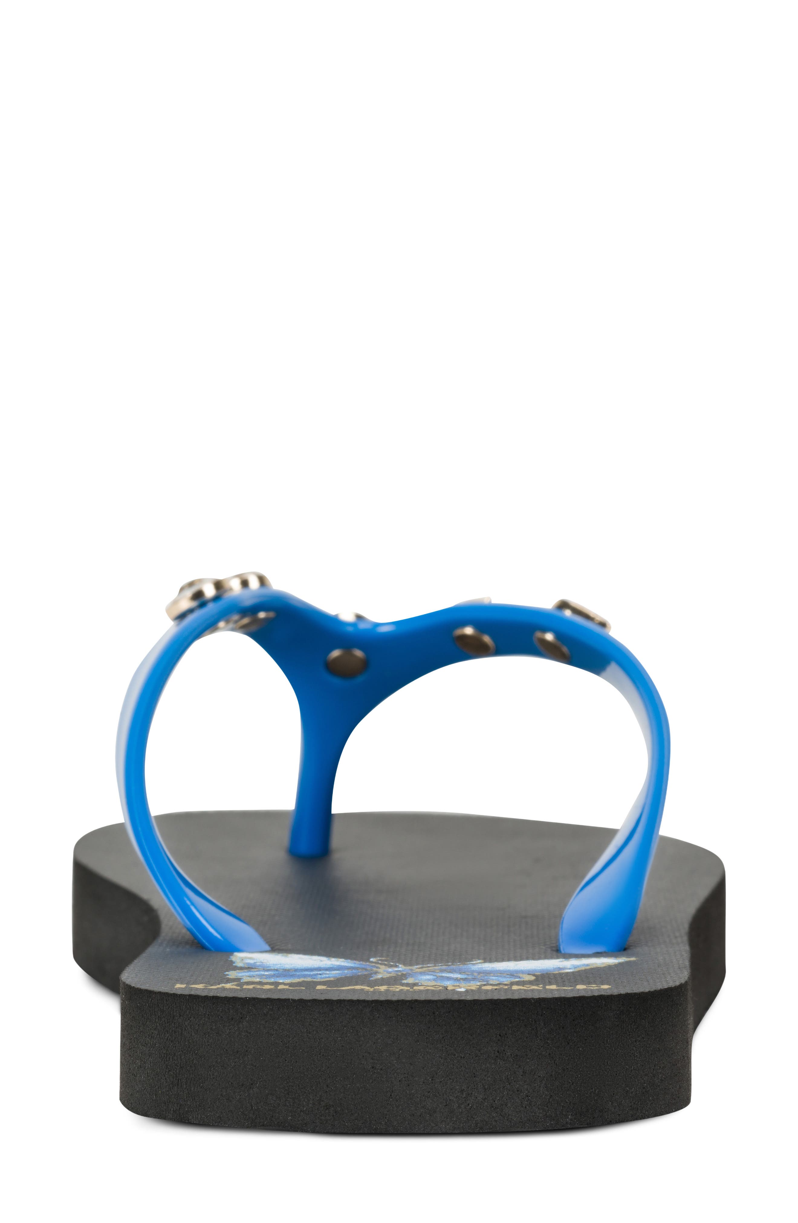 Zimia Stone Flip Flop, Alternate, color, BRILLIANT BLUE