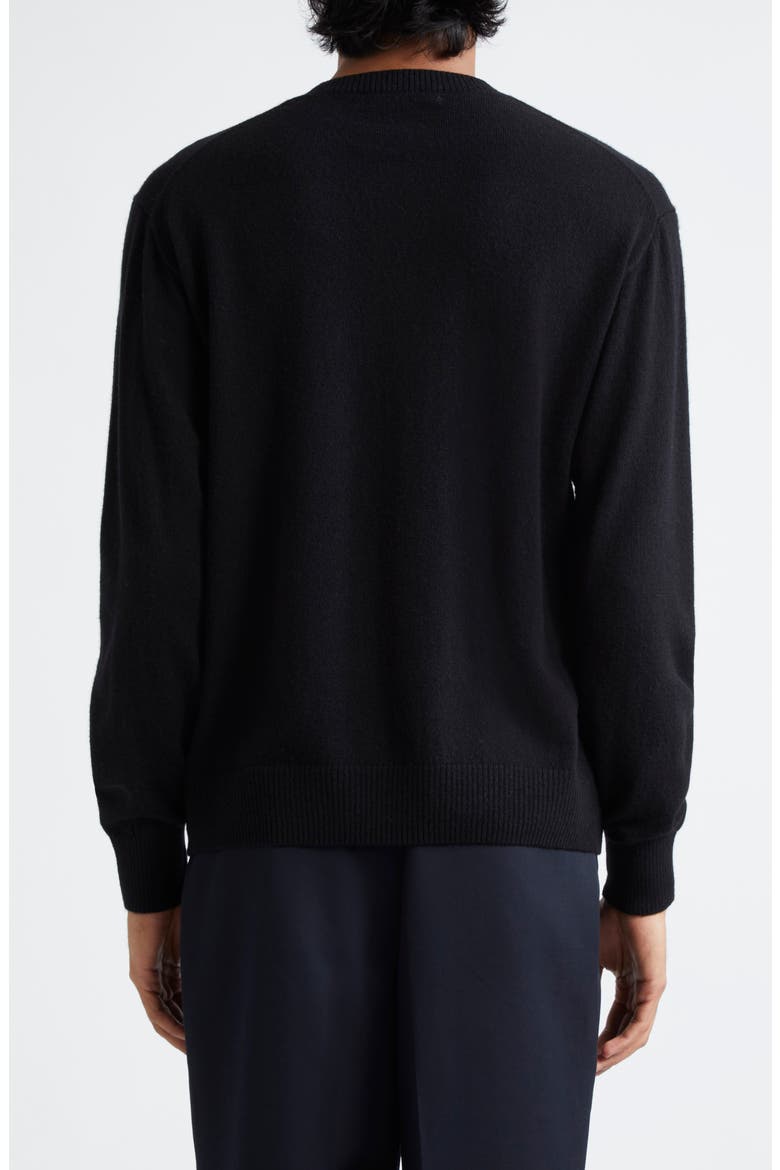 'Twin Peaks' Wool & Cashmere Sweater, Alternate, color, BLACK