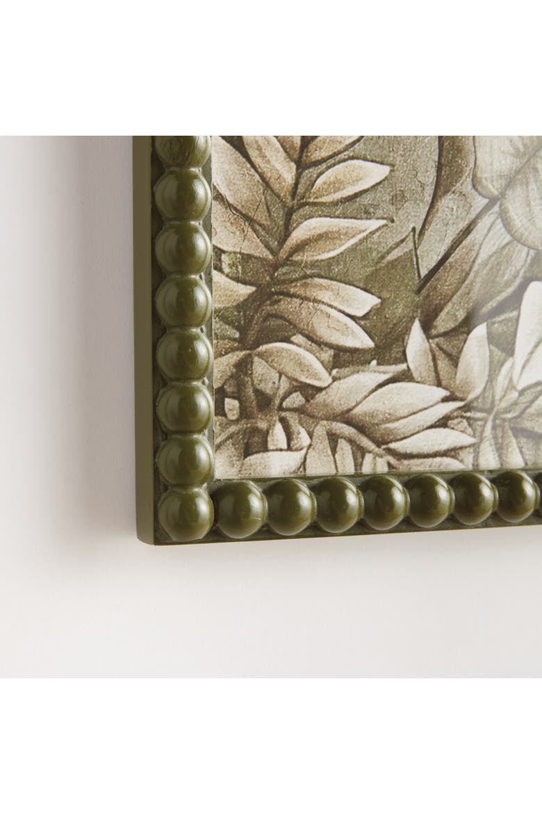Tropical Parrot Prints, Set of 2 - Brown/Green - Fir Wood, Alternate, color, Green