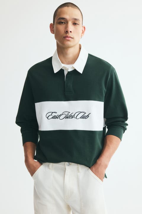 Regular-fit Cotton Rugby Shirt