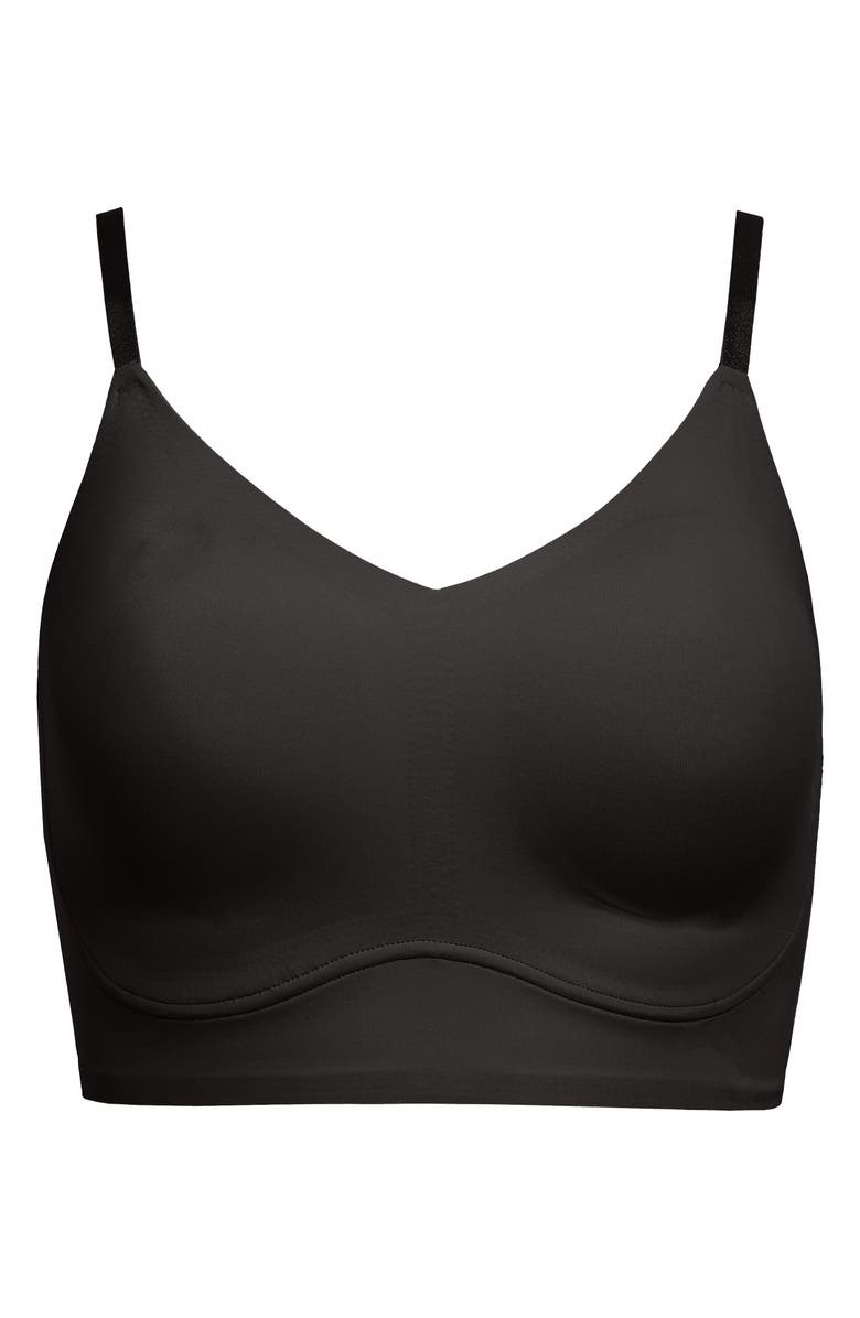 True & Co True Body Lift Full Cup Triangle Bra, Alternate, color, Black