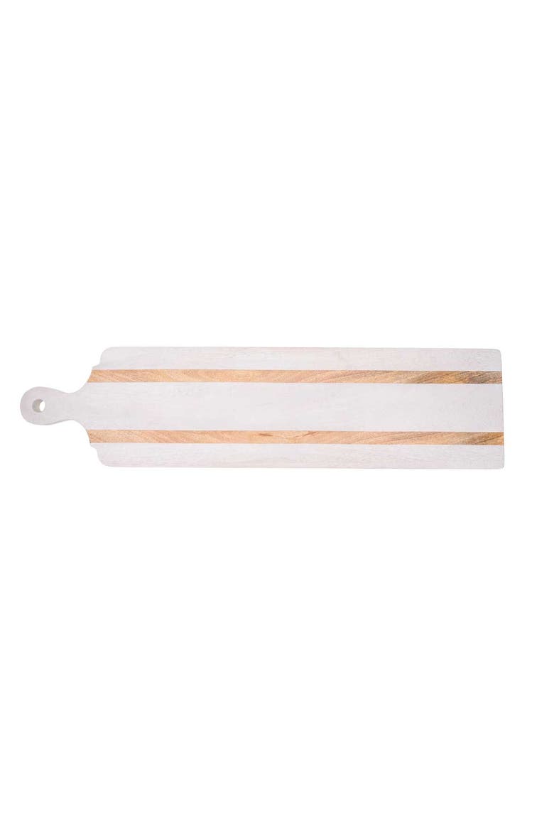Maeve Striped Wood Board Oversized 36", Alternate, color, Brown