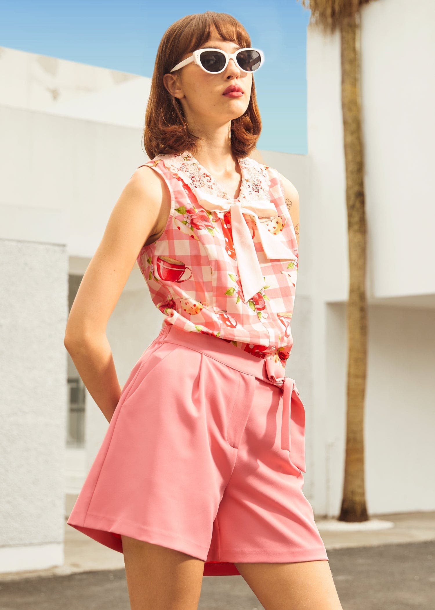 Blushing Bow Shorts - image 2