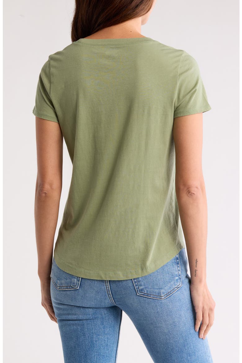 Vintage Crewneck Cotton T-Shirt, Alternate, color, HERITAGE OLIVE