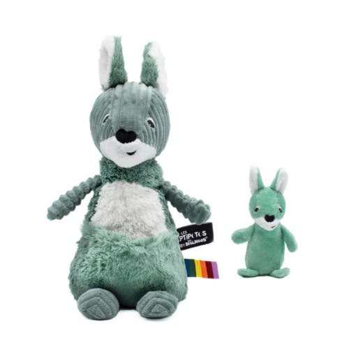 Shop Les Ptipotos Kangaroo Mom & Her Baby